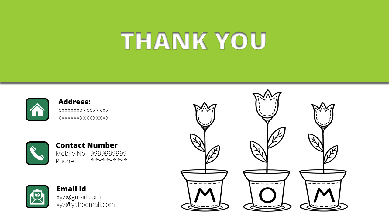 Free - 3 Noded Thank You PowerPoint Templates and Google Slides